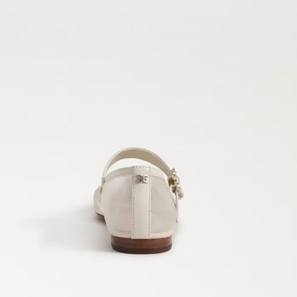 Sam Edelman Miranda Women's Flat Shoes Modern Ivory Synthetic - Picture 5 of 6
